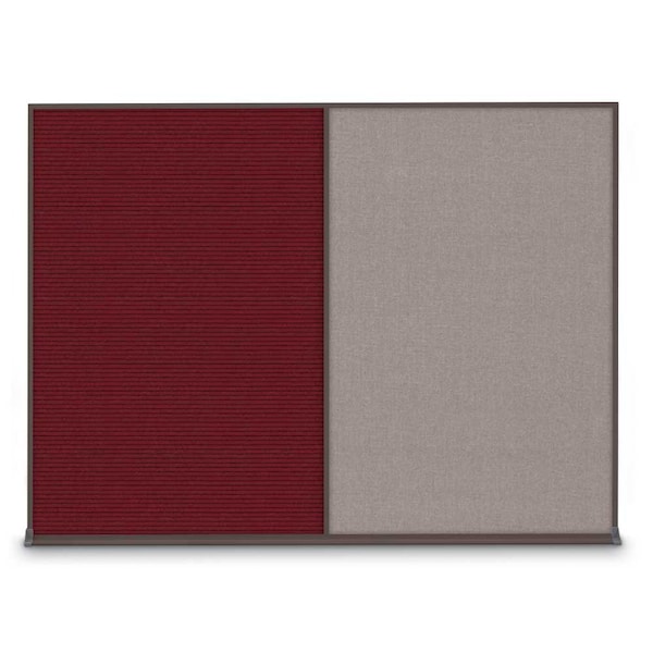 Double Door Radius Plus Corkboard, 60"X